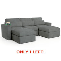 Fortuna Aria Ash 5 Piece Sofa