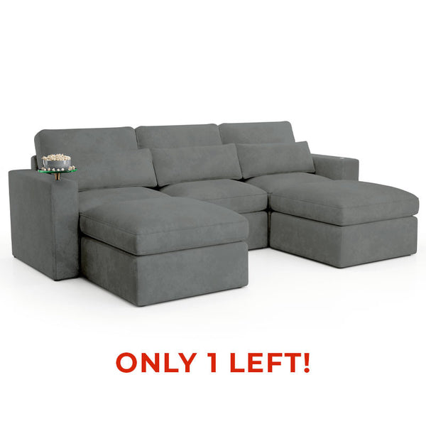 Fortuna Aria Ash 5 Piece Sofa