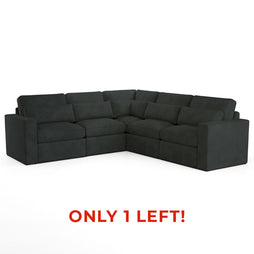 Fortuna Aria Onyx 5 Piece L Sectional