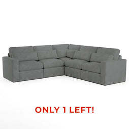 Fortuna Aria Ash 5 Piece L- Sectional