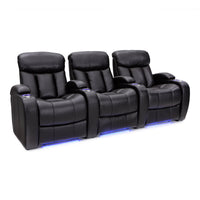 Grenada Italian Leather Home Theater Seating