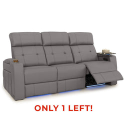 Kodiak Gray Row of 3 Sofa