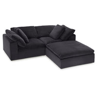Seatcraft Heavenly Modular Sofa Fabric, Black, or Brown