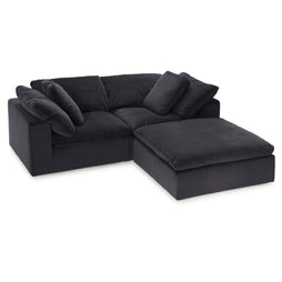 Seatcraft Heavenly Modular Sofa Fabric, Black, or Brown