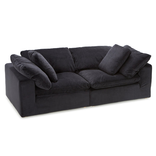 Seatcraft Heavenly Modular Sofa Fabric, Black, or Brown