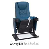 Seatcraft Madrigal Blue Free-Standing Base Movie Theater Seats