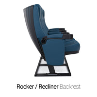 Seatcraft Madrigal Blue Free-Standing Base Movie Theater Seats