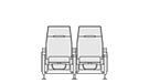 Row of 2 Standard 49.0"