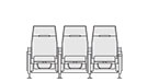 Row of 3 Standard 78.0"