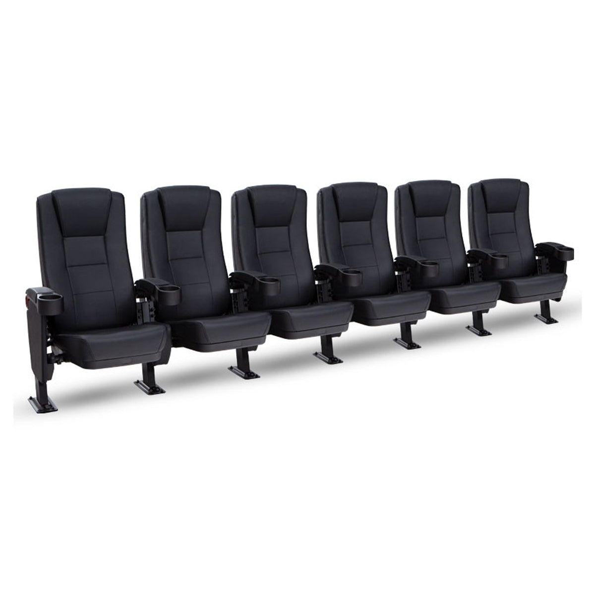 Seatcraft Montago Movie Seats, Vinyl, Black