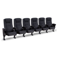 Seatcraft Montago Movie Seats, Vinyl, Black