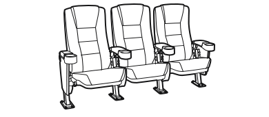 Row of 3 Standard 74.5"