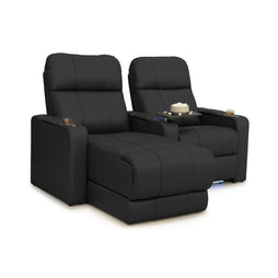 Monterey Chaise CoolZeroᵀᴹ Italian Leather Home Theater Seating