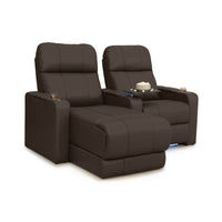 Monterey Chaise CoolZeroᵀᴹ Italian Leather Home Theater Seating