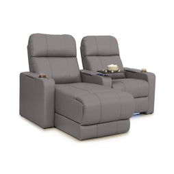 Monterey Chaise CoolZeroᵀᴹ Italian Leather Home Theater Seating