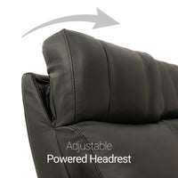 Seatcraft Vibrato SoundShaker Immersive Audio w/ Bluetooth Sync, Top Grain Leather Home Theater Sofa