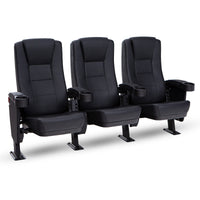 Seatcraft Montago Movie Seats, Vinyl, Black