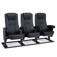 Seatcraft Madrigal Black Free-Standing Base Movie Theater Seats