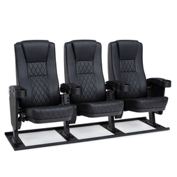 Seatcraft Madrigal Black Free-Standing Base Movie Theater Seats