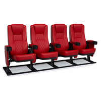 Seatcraft Madrigal Red Free-Standing Base Movie Theater Seats
