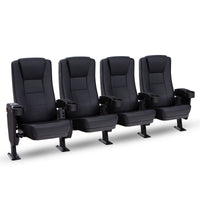 Seatcraft Montago Movie Seats, Vinyl, Black