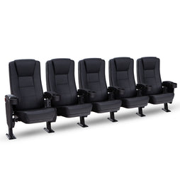 Seatcraft Montago Movie Seats, Vinyl, Black