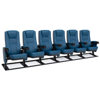 Seatcraft Madrigal Blue Free-Standing Base Movie Theater Seats