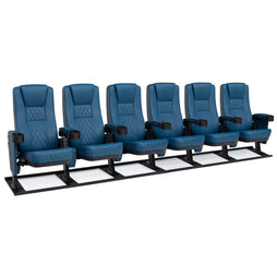 Seatcraft Madrigal Blue Free-Standing Base Movie Theater Seats