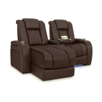 Diamante Chaise CoolZeroᵀᴹ Italian Leather Home Theater Seating