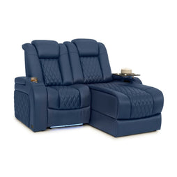 Diamante Chaise CoolZeroᵀᴹ Italian Leather Home Theater Seating