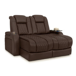 Diamante Chaise CoolZeroᵀᴹ Italian Leather Home Theater Seating