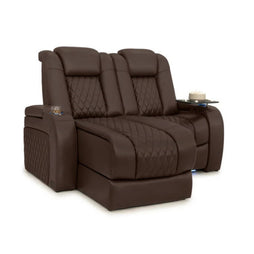 Diamante Chaise CoolZeroᵀᴹ Italian Leather Home Theater Seating