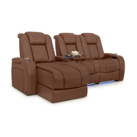 Diamante Chaise CoolZeroᵀᴹ Italian Leather Home Theater Seating