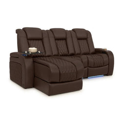 Diamante Chaise CoolZeroᵀᴹ Italian Leather Home Theater Seating
