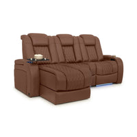 Diamante Chaise CoolZeroᵀᴹ Italian Leather Home Theater Seating