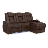 Diamante Chaise CoolZeroᵀᴹ Italian Leather Home Theater Seating