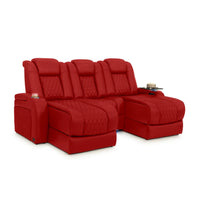 Diamante Chaise CoolZeroᵀᴹ Italian Leather Home Theater Seating