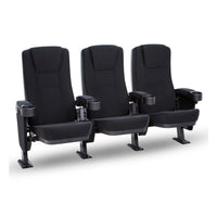 Seatcraft Zenith Movie Seats, Fabric, Black