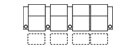 Row of 4 Right Loveseat 126.0"