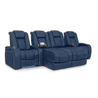 Diamante Chaise CoolZeroᵀᴹ Italian Leather Home Theater Seating