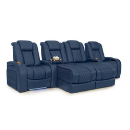 Diamante Chaise CoolZeroᵀᴹ Italian Leather Home Theater Seating