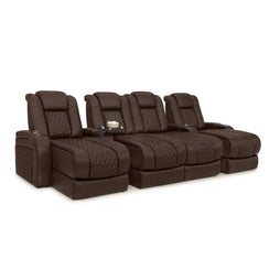 Diamante Chaise CoolZeroᵀᴹ Italian Leather Home Theater Seating