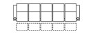 Row of 5 Sofa 135.0"