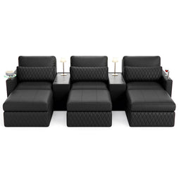 Diamante Modular Home Theater Sofa Console Table