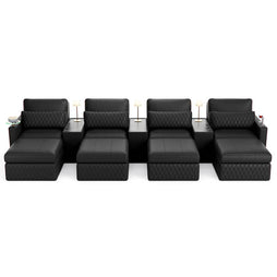 Diamante Modular Home Theater Sofa Console Table