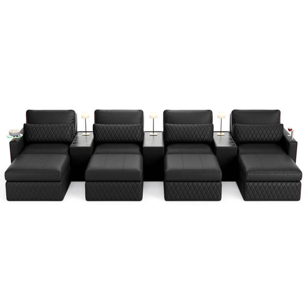Diamante Modular Home Theater Sofa Console Table