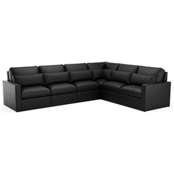 Diamante Media Room L Shaped Sectional