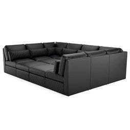 Diamante Home Theater U Shaped Sectional Pit