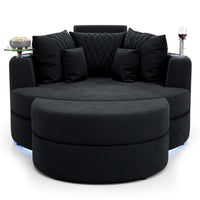 Swivel Cuddle Seat Home Theater Furniture