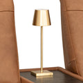 Wireless Charging Table Lamp: Gold